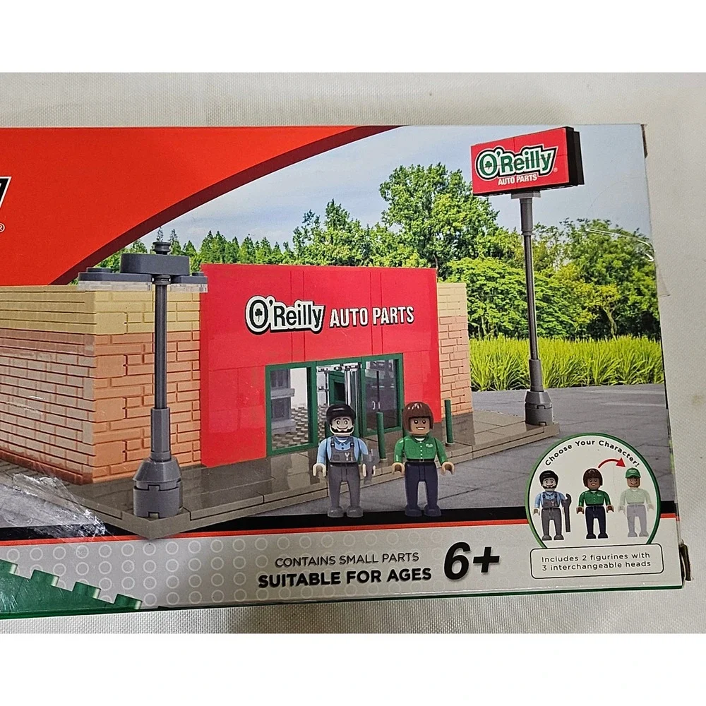 NovaBrix O'Reilly Auto Parts Store Building Brick Set 300+ Pcs OAP1002‎ New